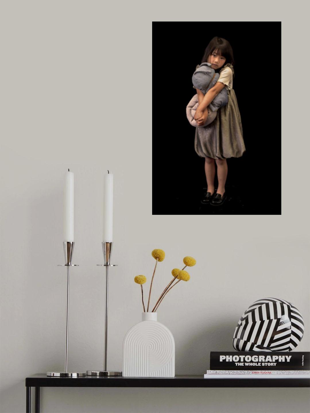 girl portrait Poster och Canvastavla