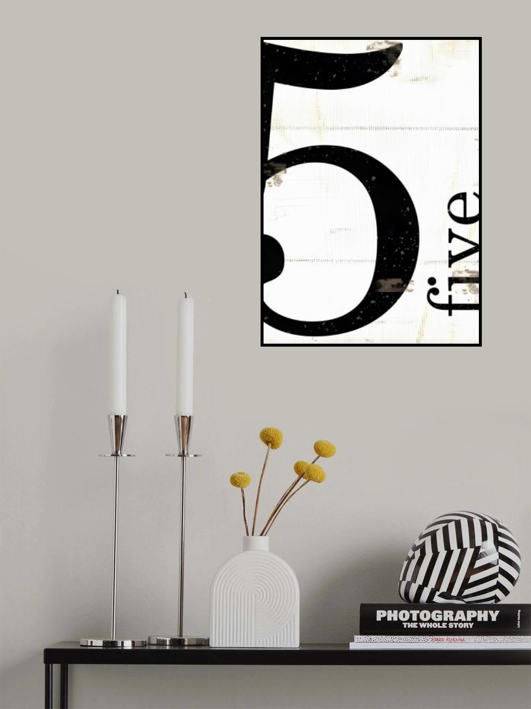 Five Poster och Canvastavla