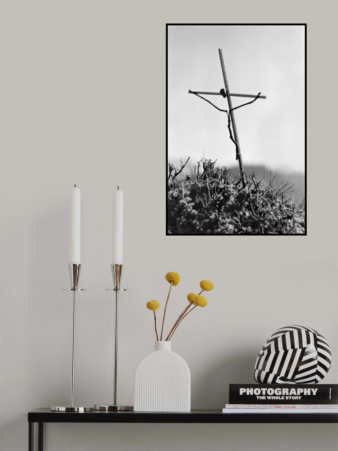 The cross in the mountains (Tribute to C.D.Friedrich) Poster och Canvastavla