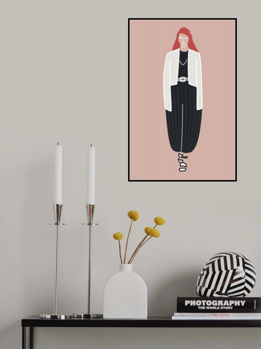 the Fashionista Poster och Canvastavla