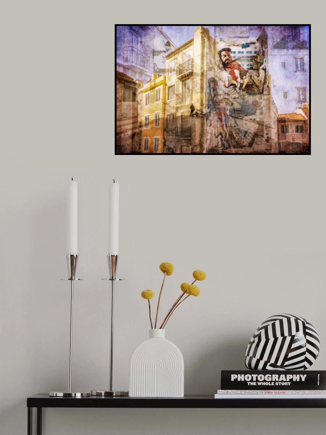 Alfama (Lisbon) Poster och Canvastavla