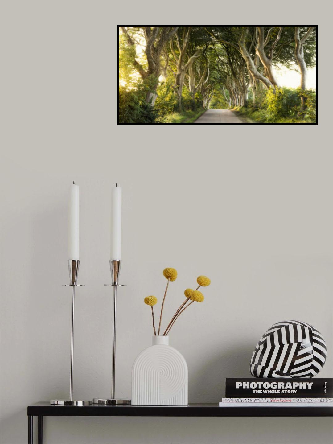Golden Alley Poster och Canvastavla