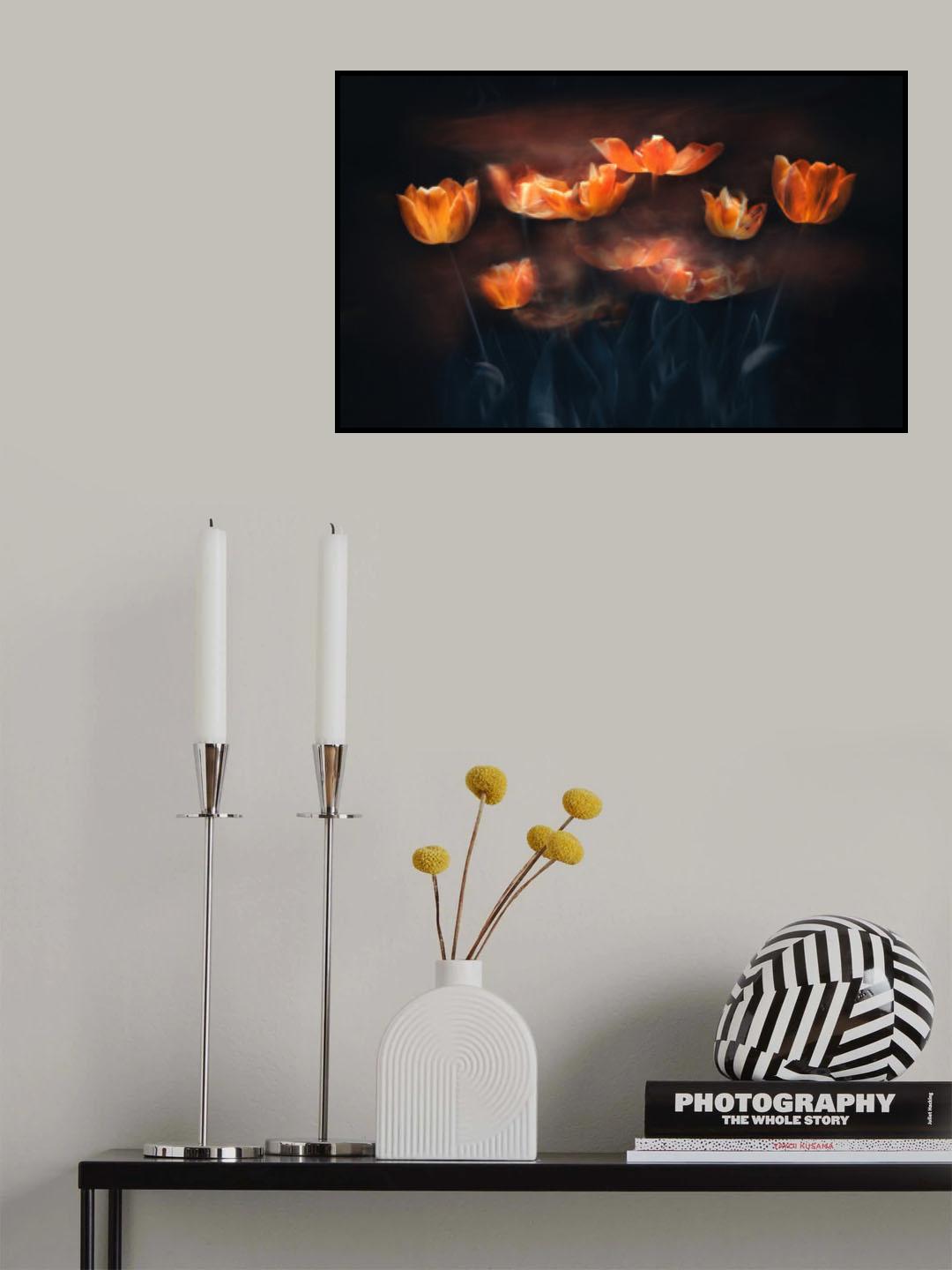 Tulips on Fire Poster och Canvastavla