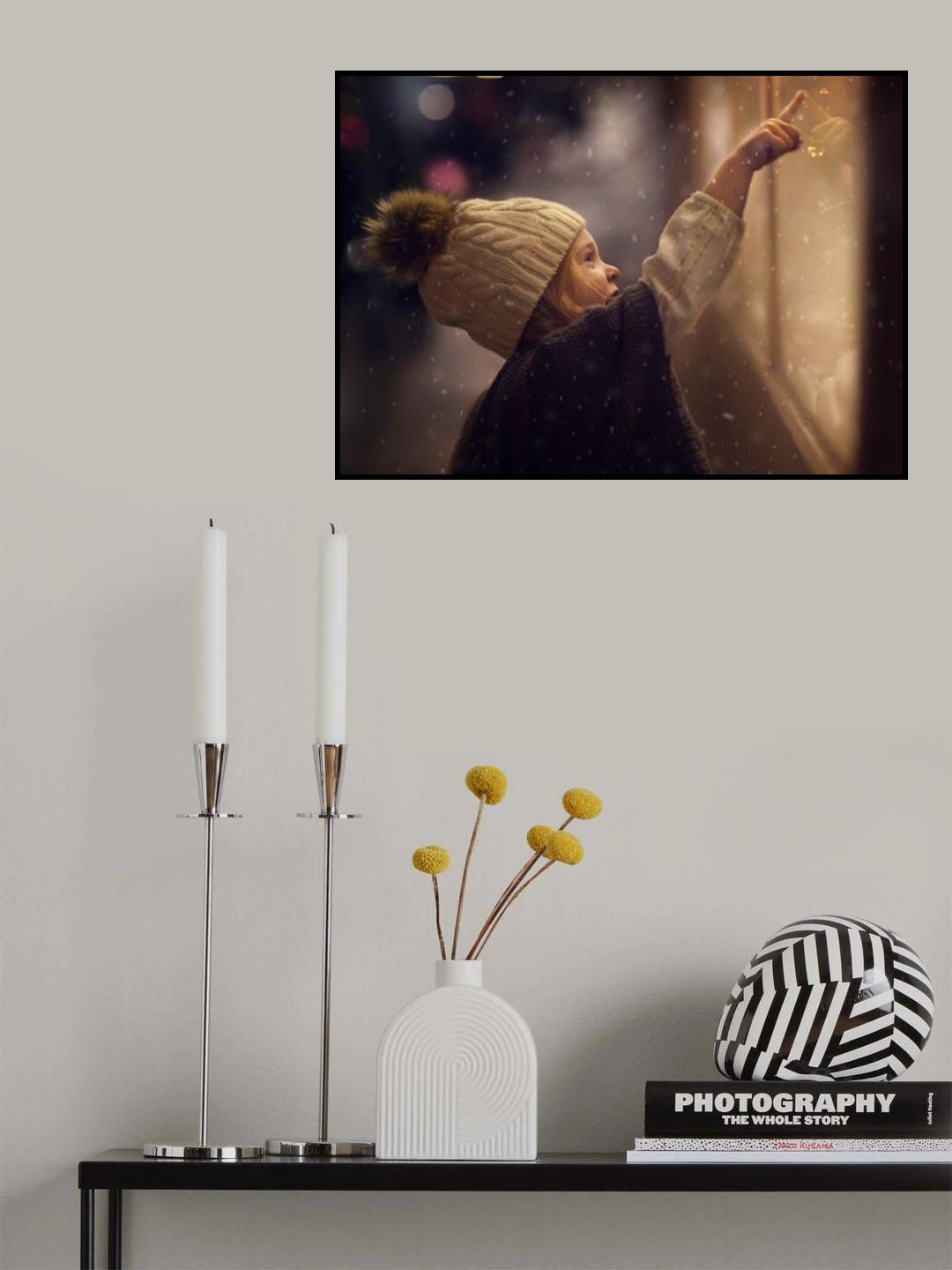 Christmas Shopping Poster och Canvastavla