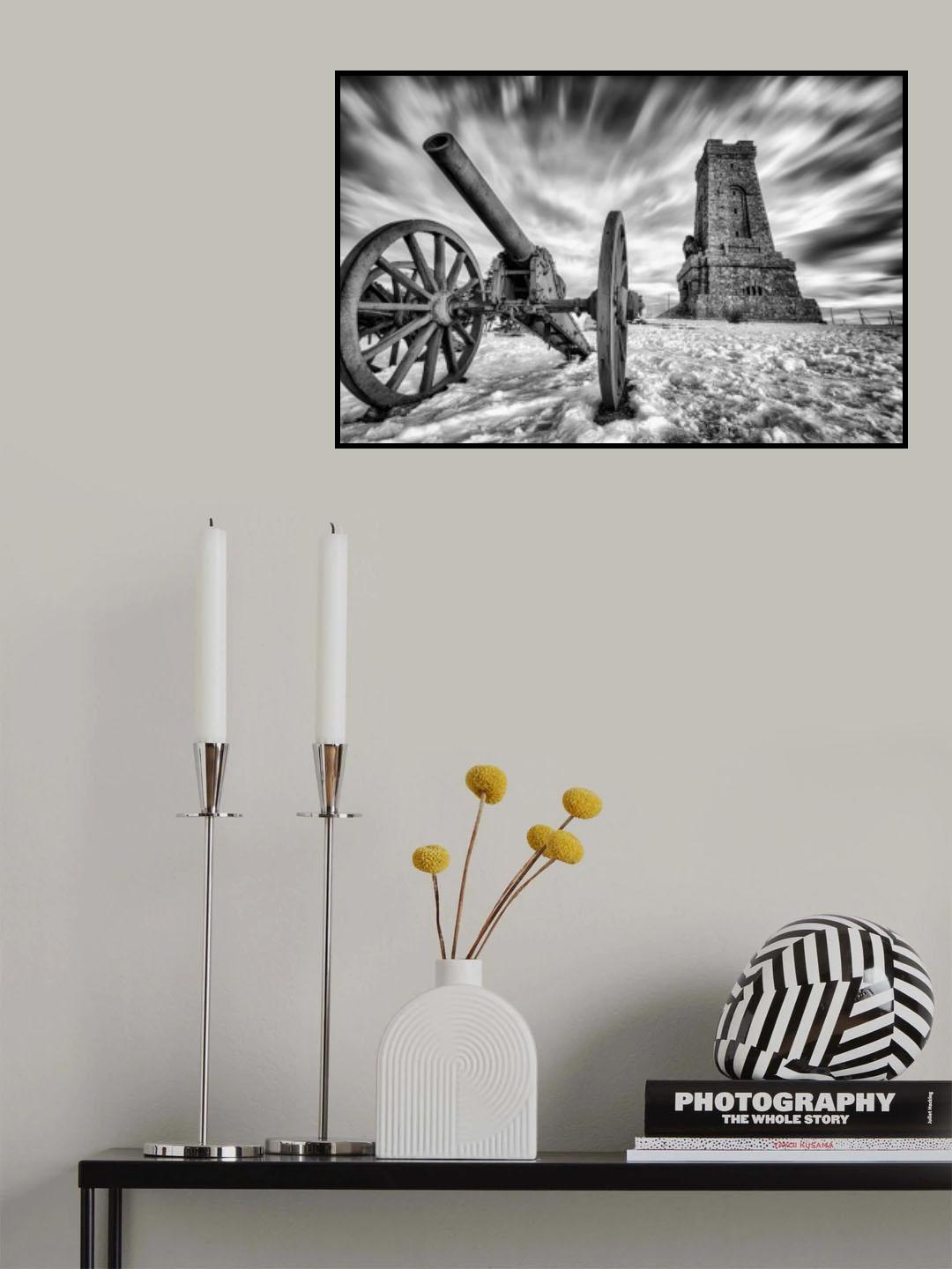 Shipka BW Poster och Canvastavla