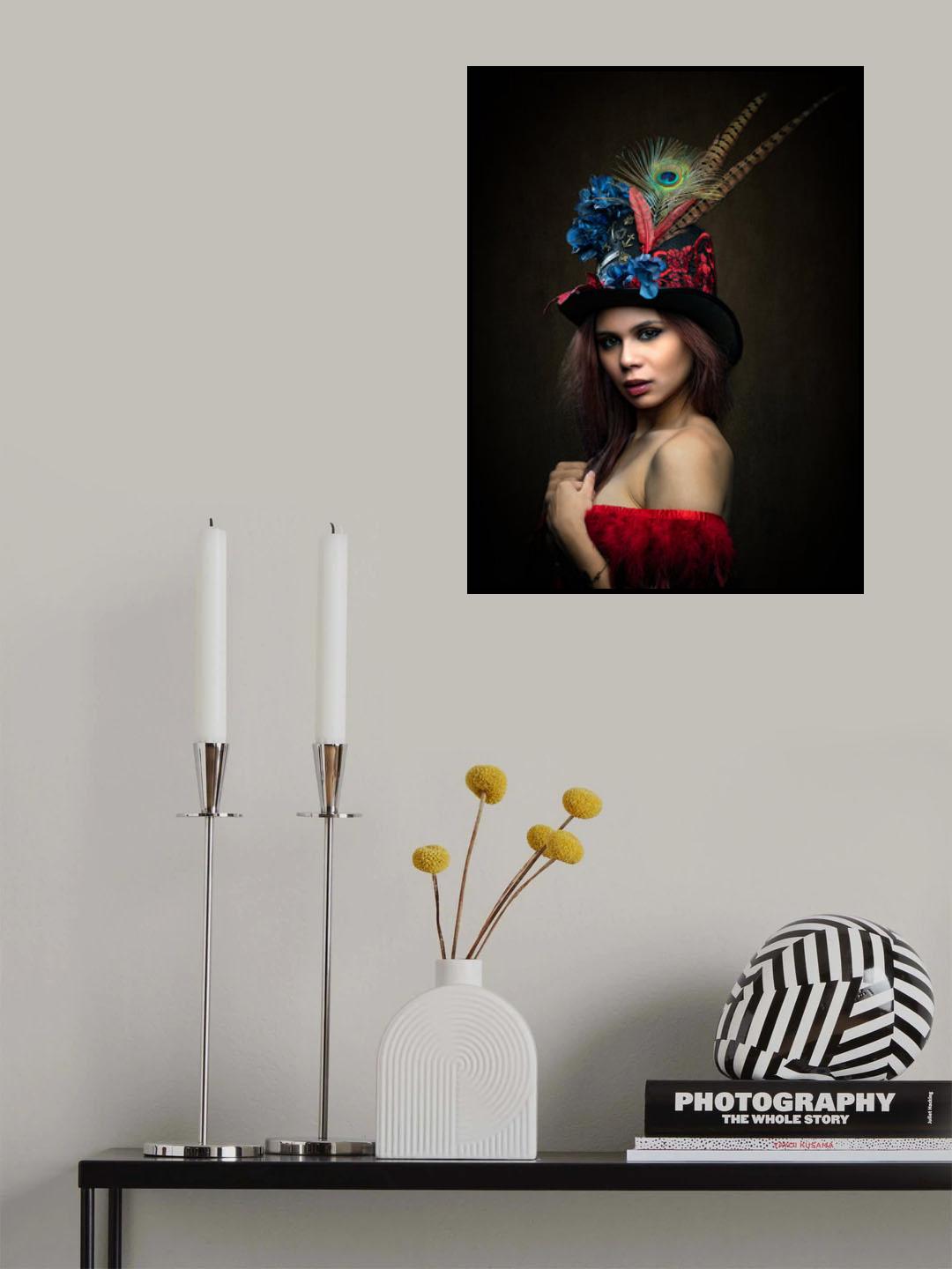 Pocahontas Hat Poster och Canvastavla