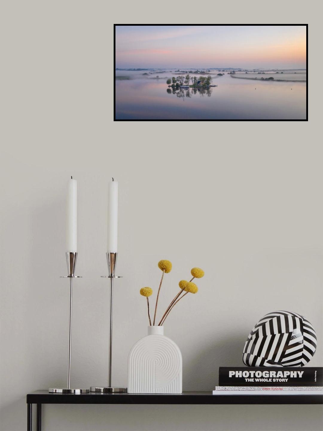 Misty morning Poster och Canvastavla
