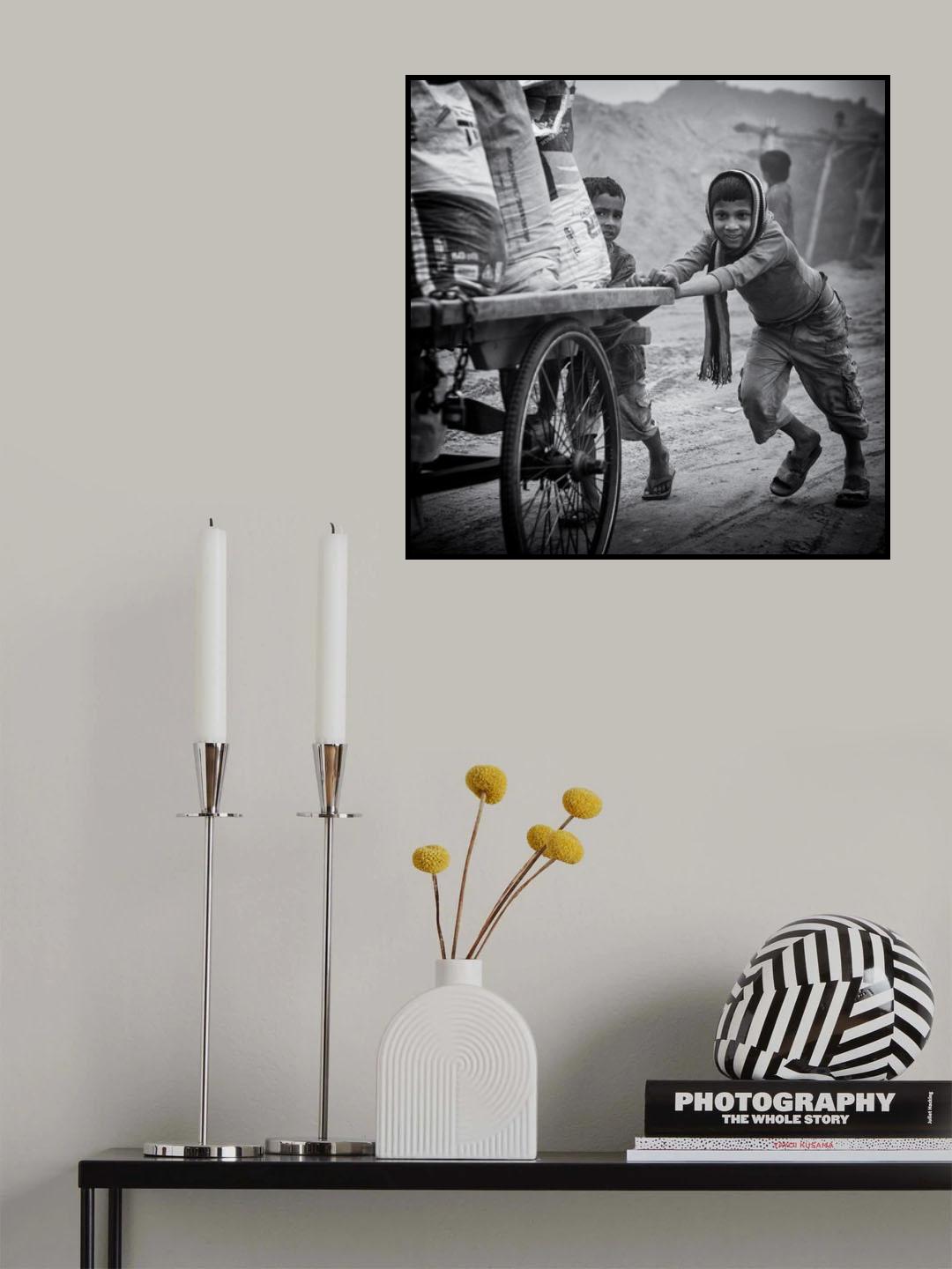 Kid's life in Bangladesh Poster och Canvastavla