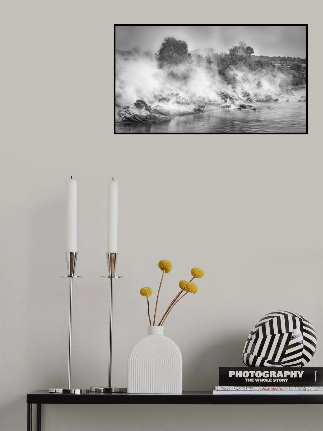 The crossing amidst the dust Poster och Canvastavla
