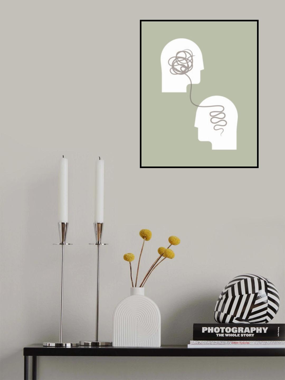 Mind Therapy Poster och Canvastavla