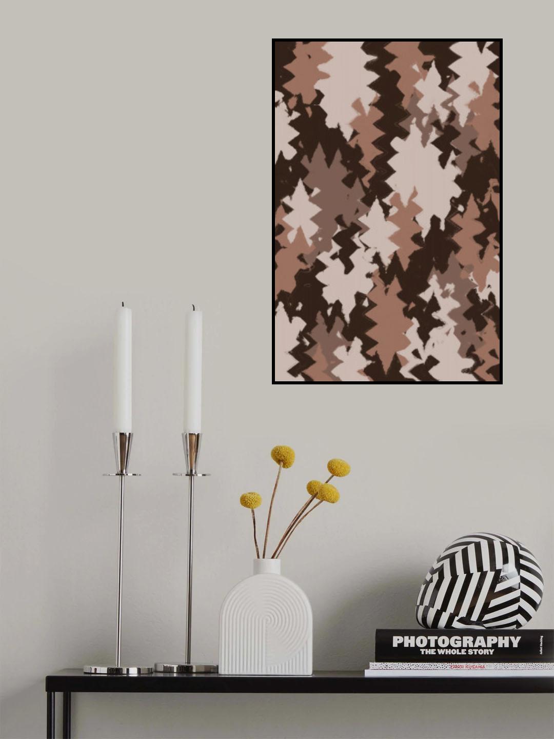Shaky Strokes Poster och Canvastavla