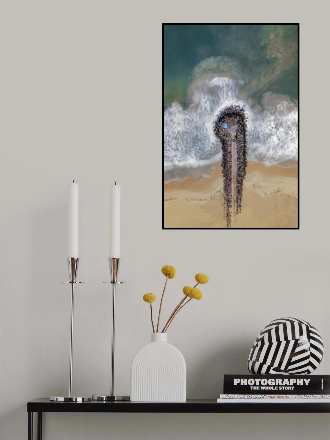 City Beach Poster och Canvastavla