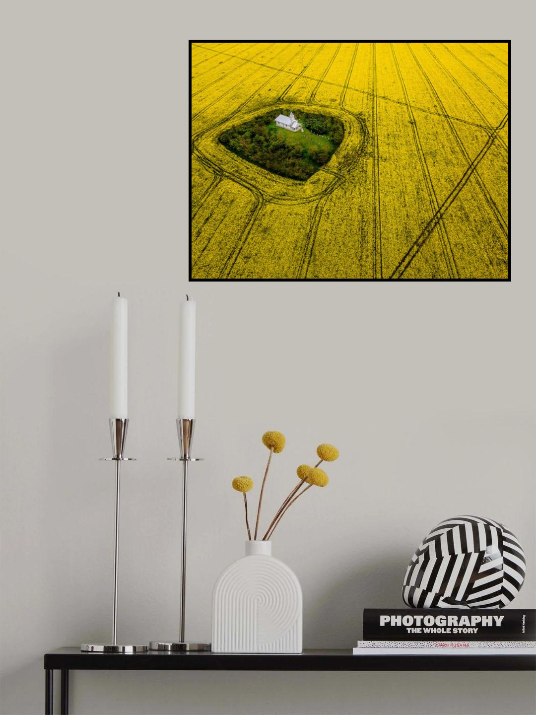 The colored chapel Poster och Canvastavla