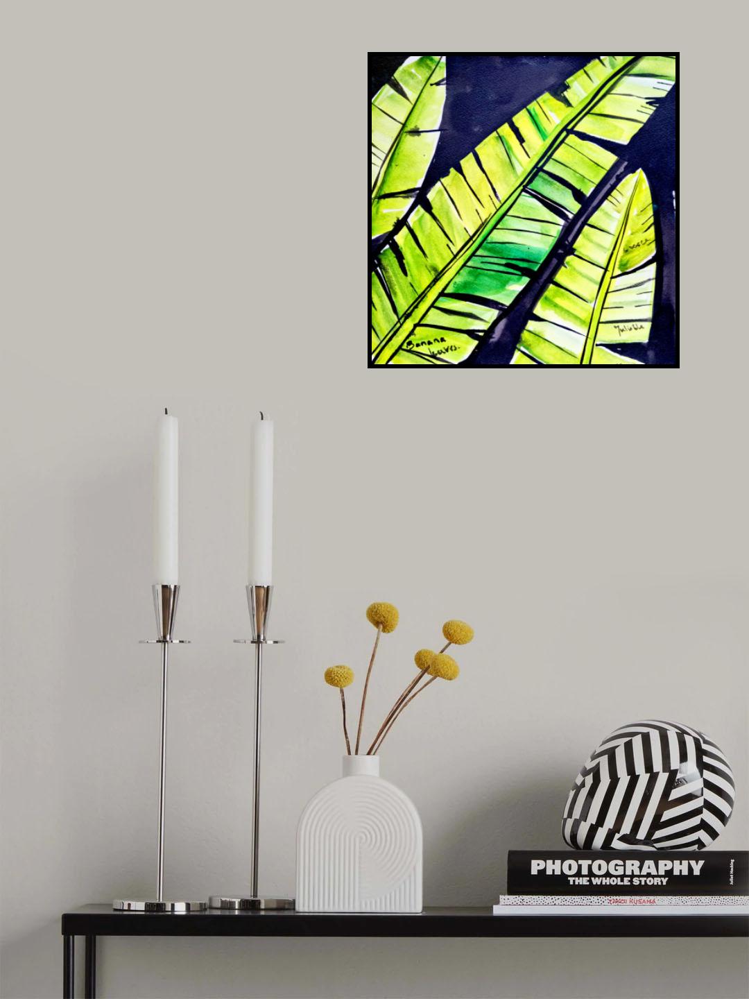 Banana leaves Poster och Canvastavla