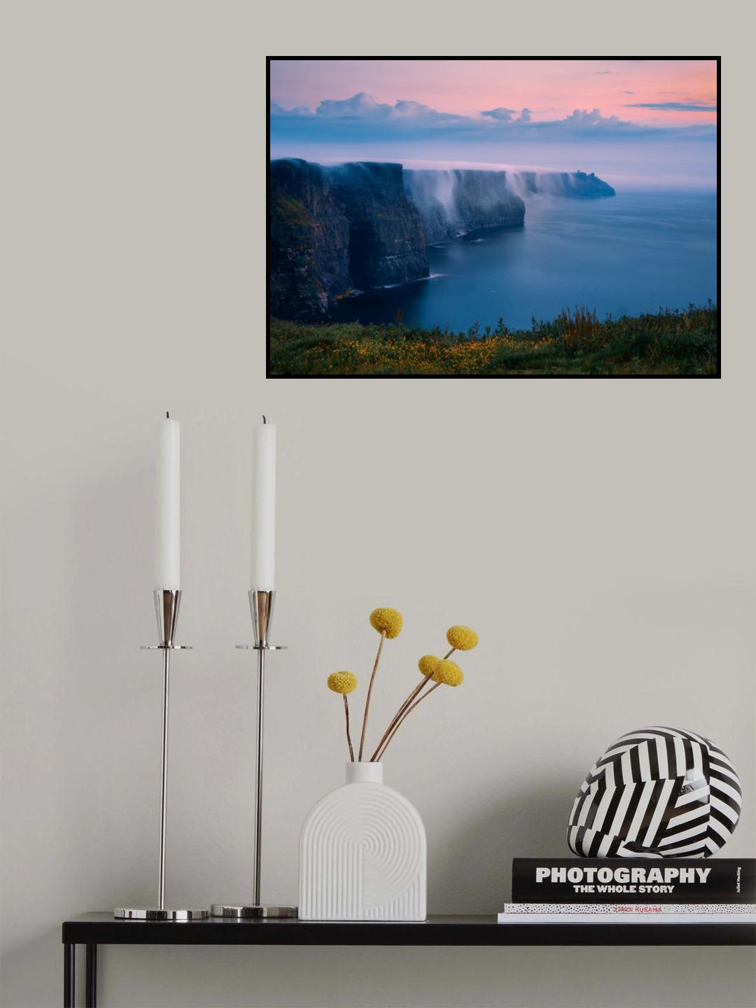 Veiled Cliffs of Moher Poster och Canvastavla