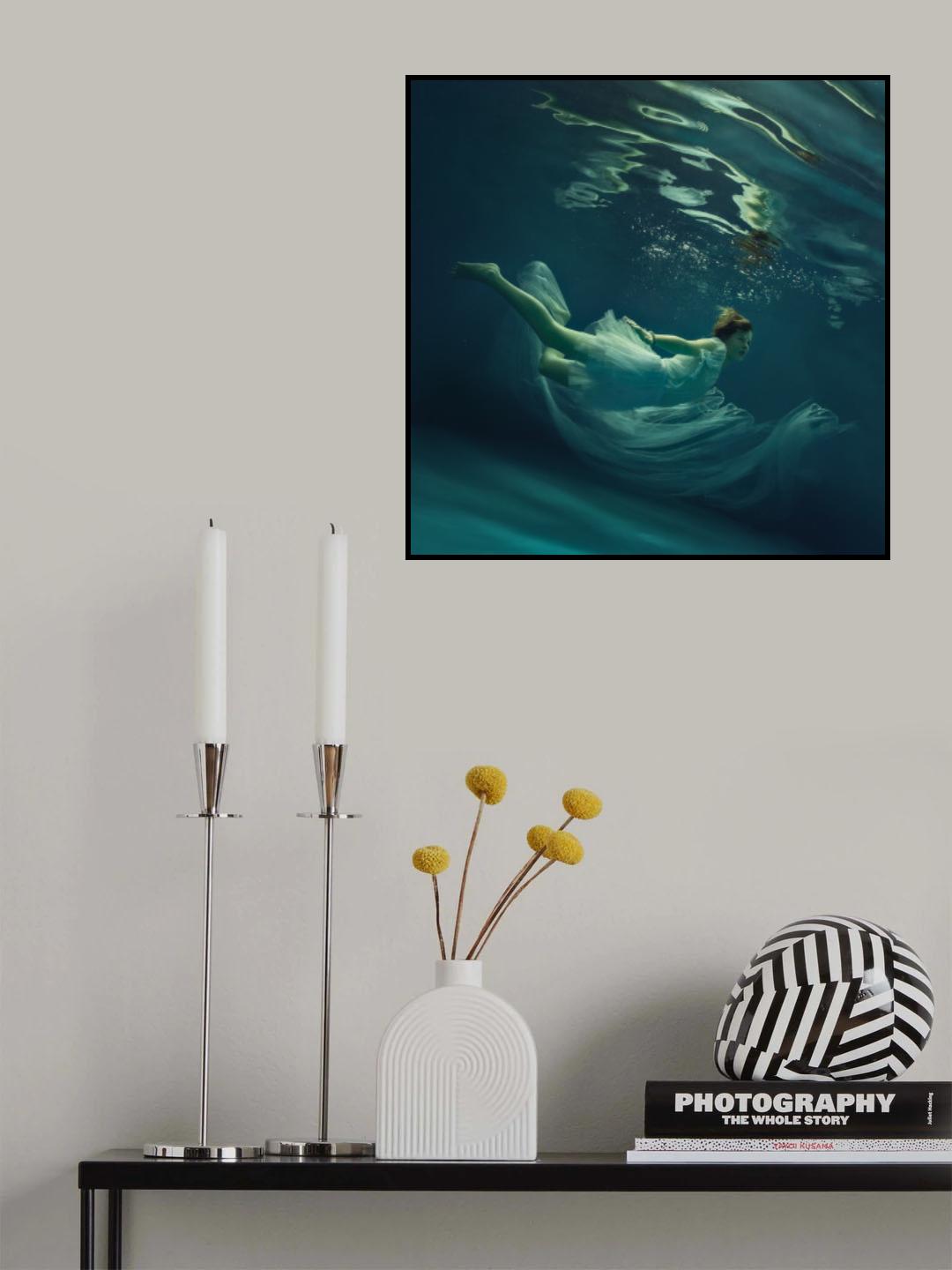Underwater fairy. Poster och Canvastavla