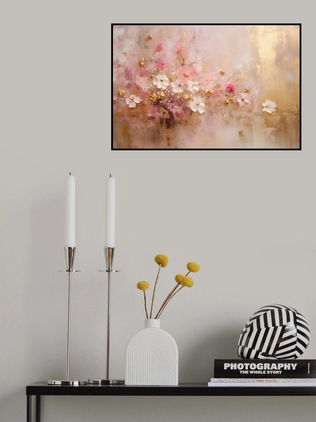 Fa Vintage Floral 69 Poster och Canvastavla
