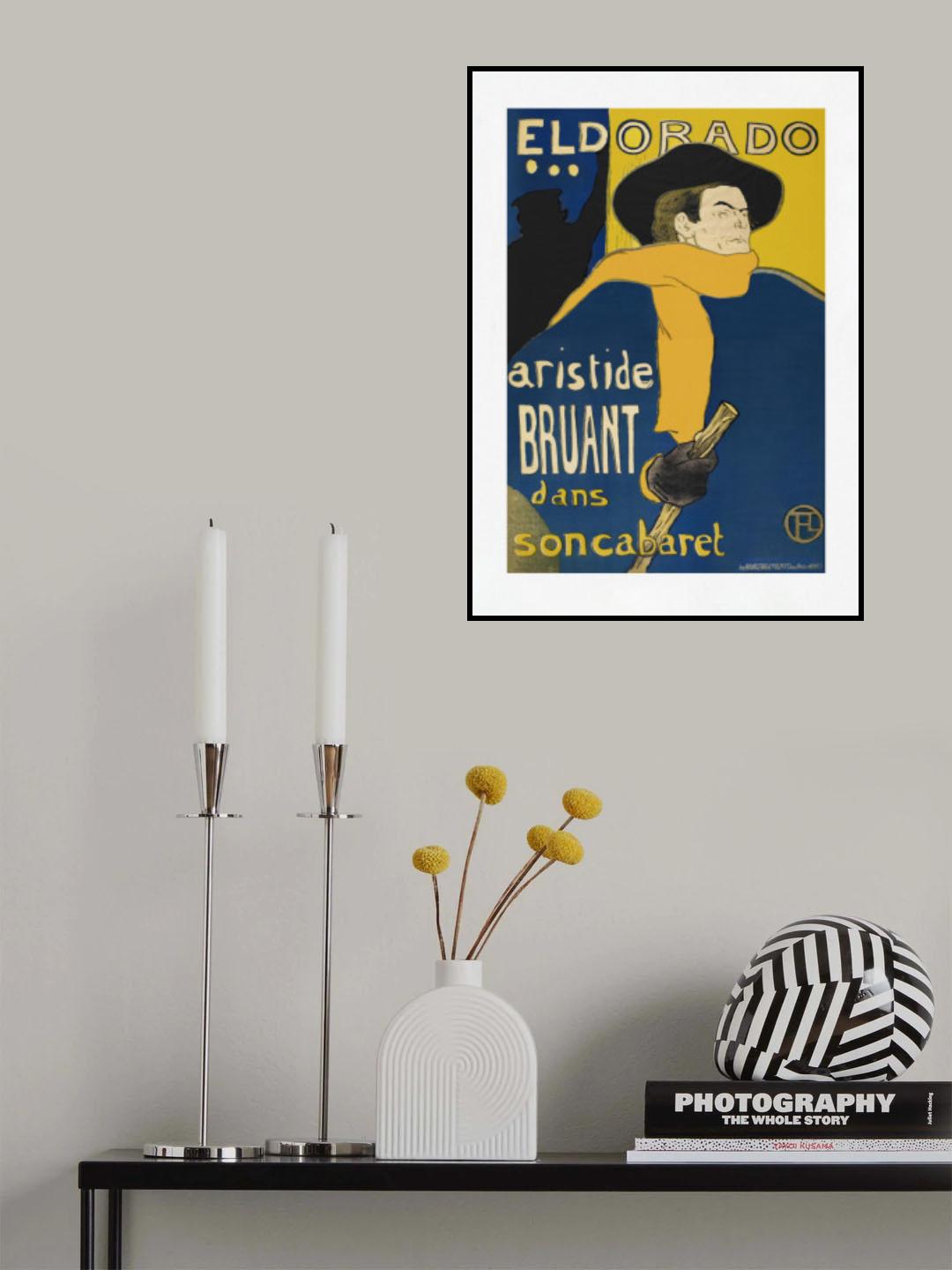 Les Ambassadeurs Aristide Bruant (1892 Poster och Canvastavla