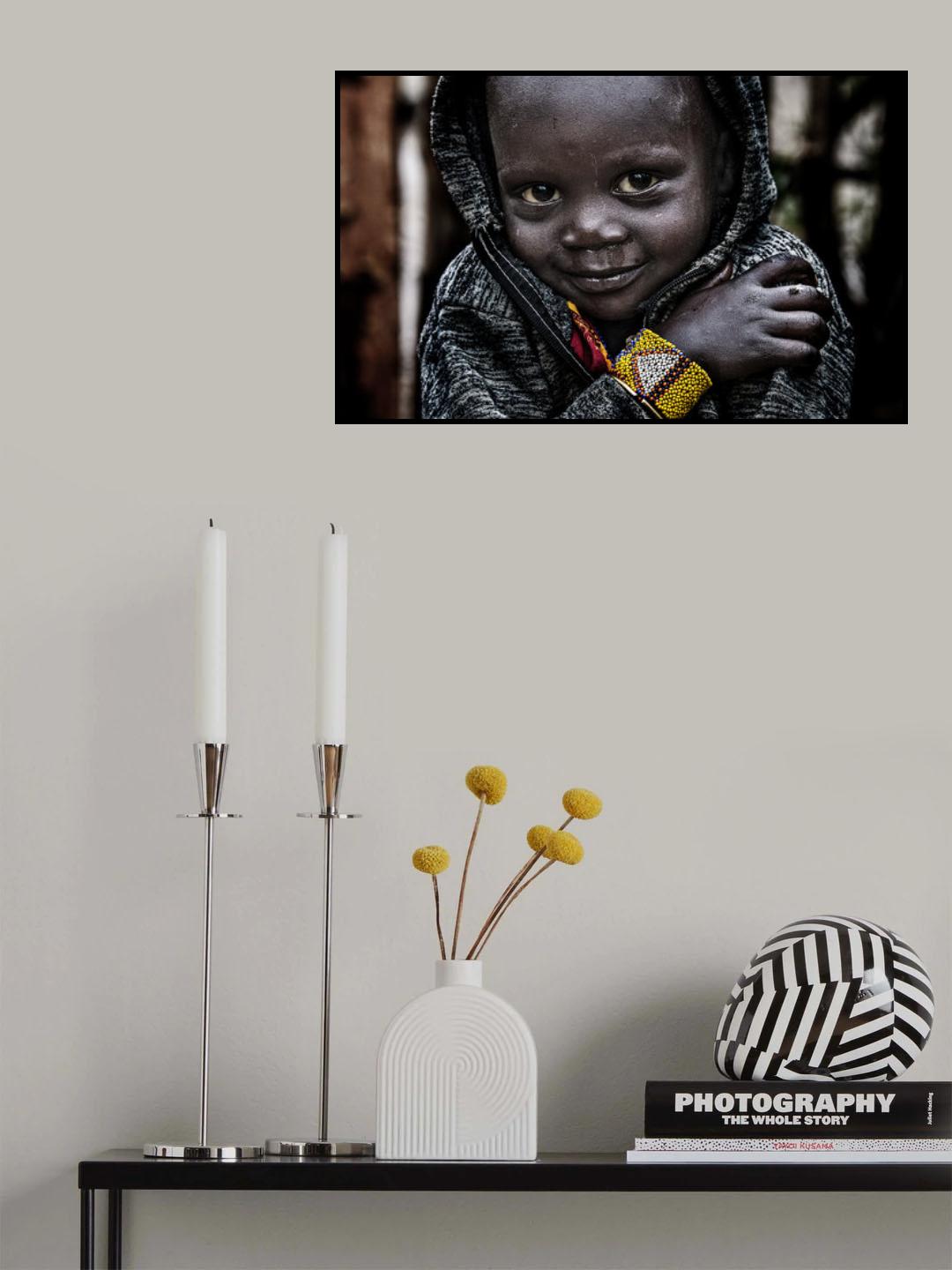Surma tribe child - Ethiopia Poster och Canvastavla