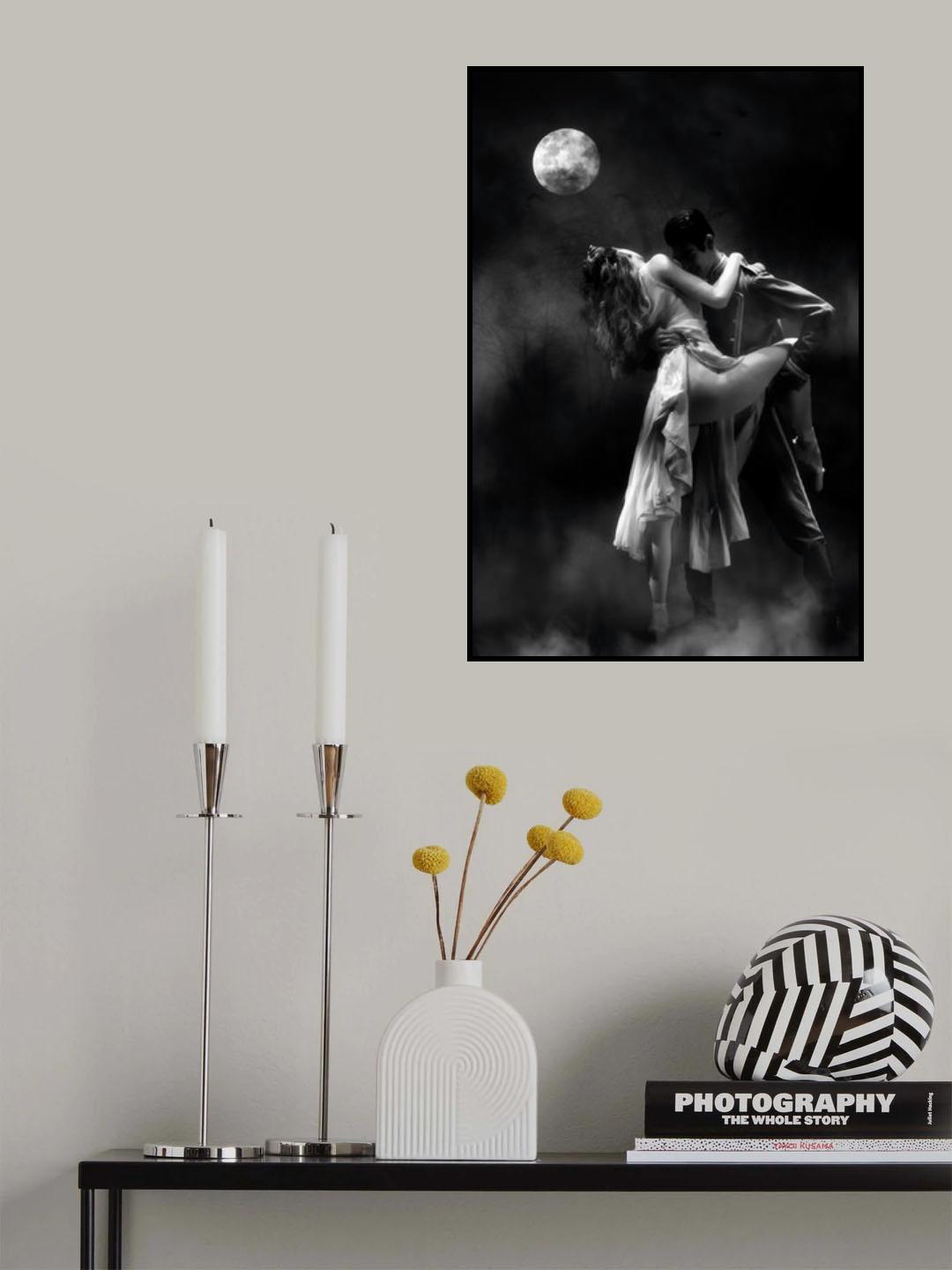 Softly, deftly, music shall caress you mono Poster och Canvastavla