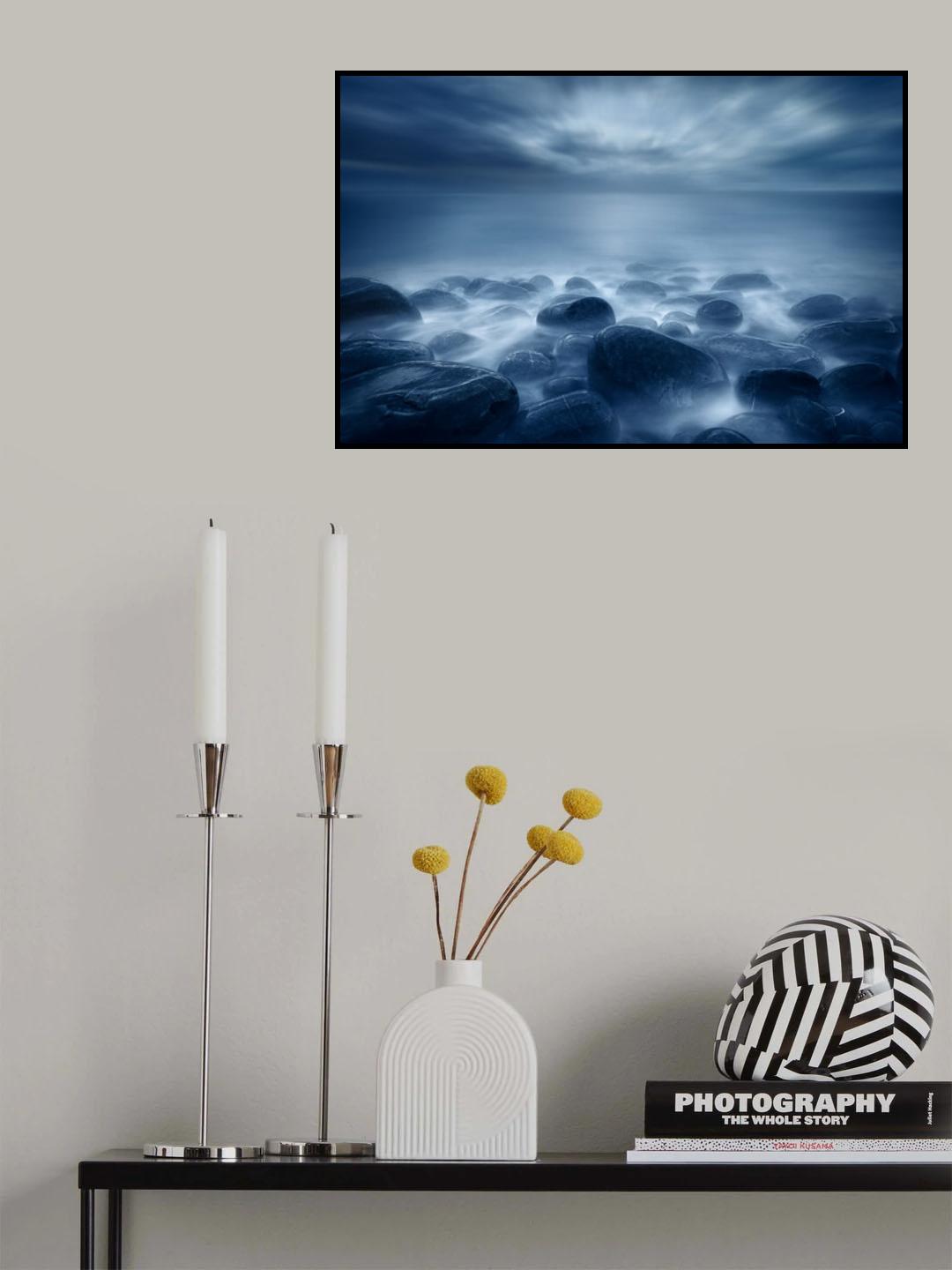 Blue Poster och Canvastavla