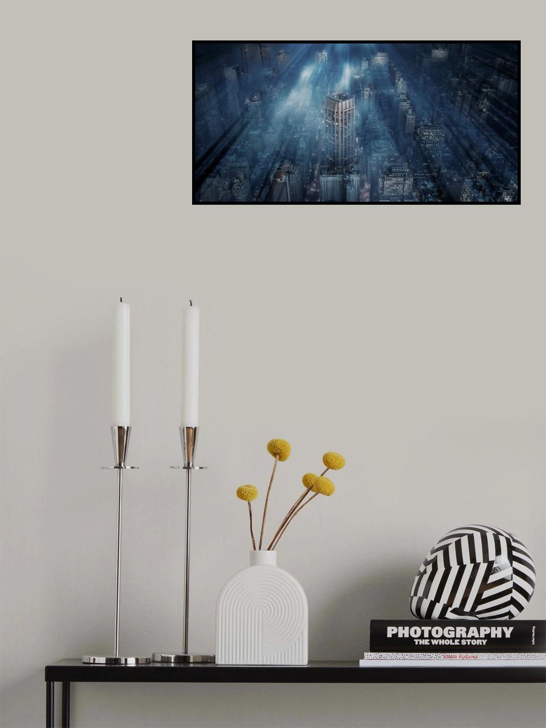 NYC blue impact Poster och Canvastavla