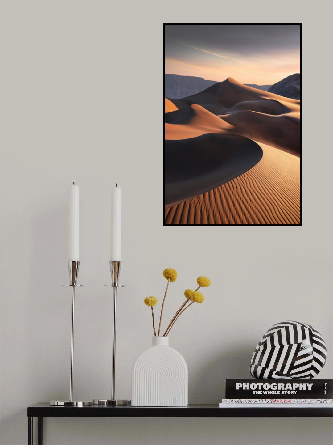 Badain Jaran Desert Poster och Canvastavla