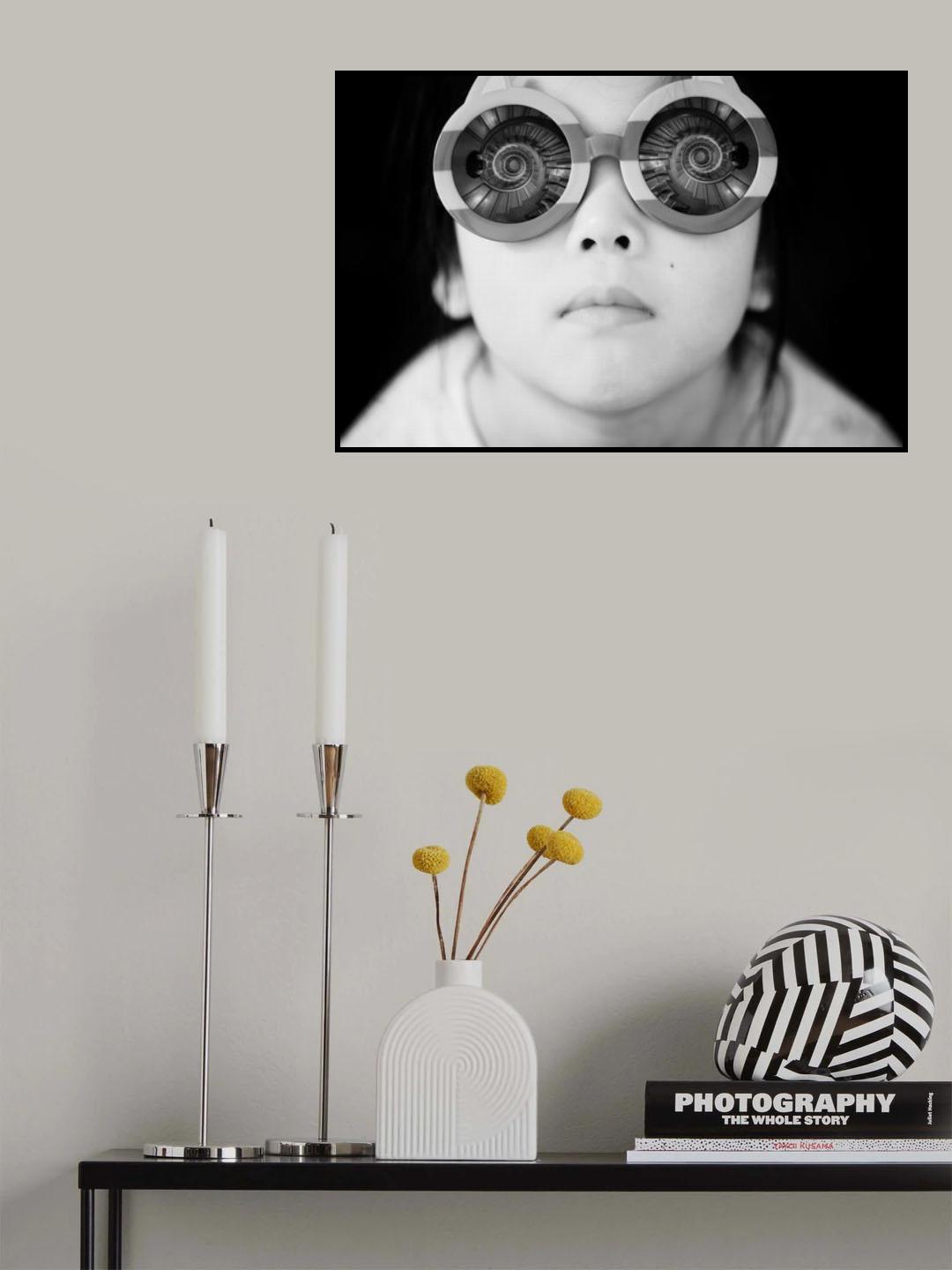 Helical glasses Poster och Canvastavla