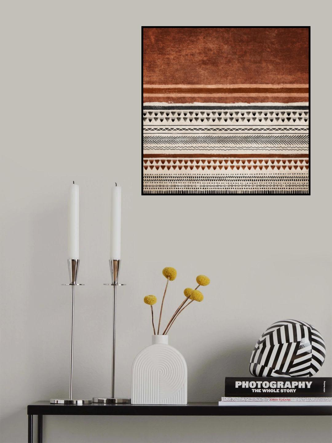 Kilim Kiremit2 Poster och Canvastavla