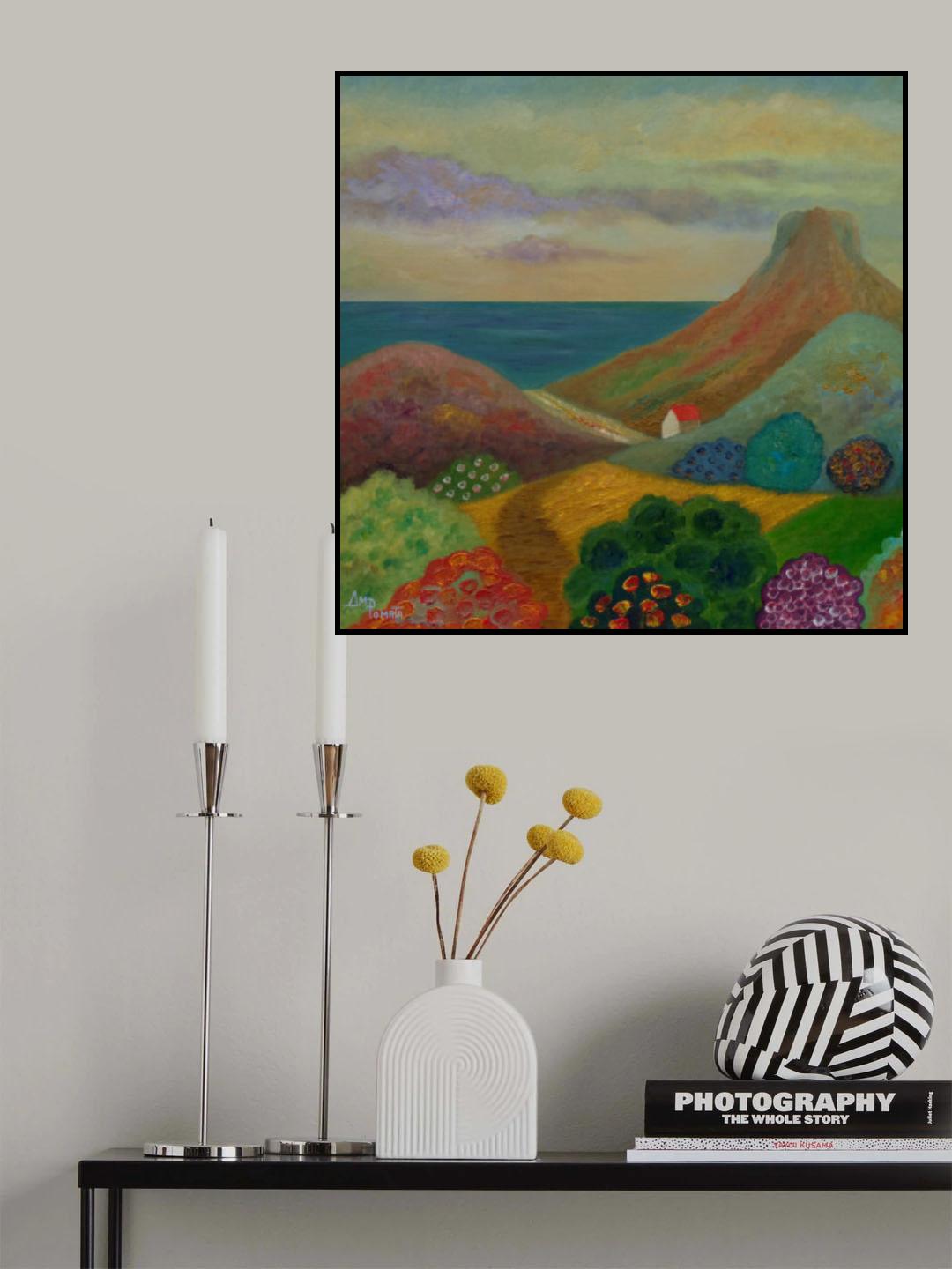 Passage Amid Spikes and Flowers Poster och Canvastavla