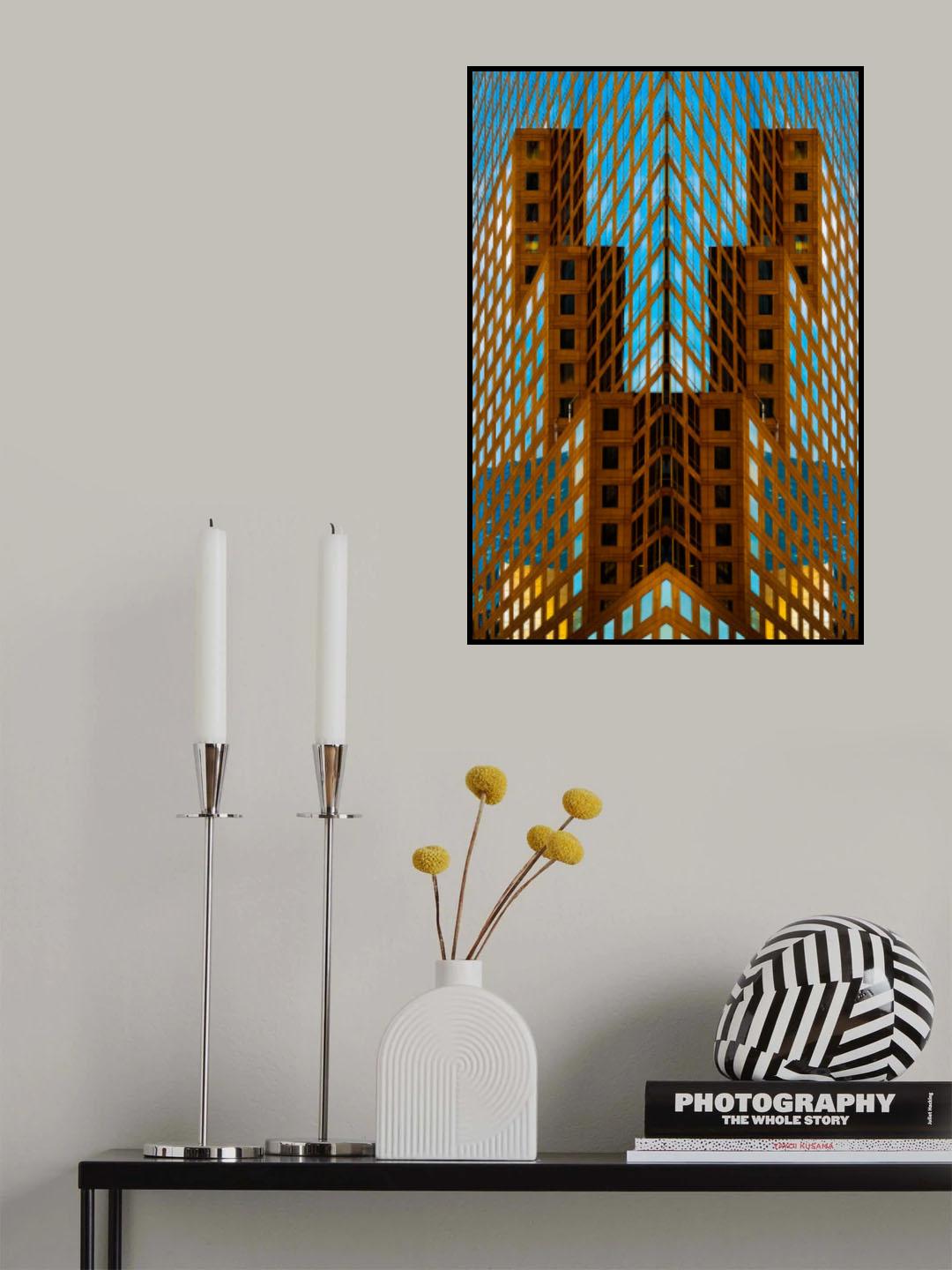 Urban textures - Manhattan New York Poster och Canvastavla