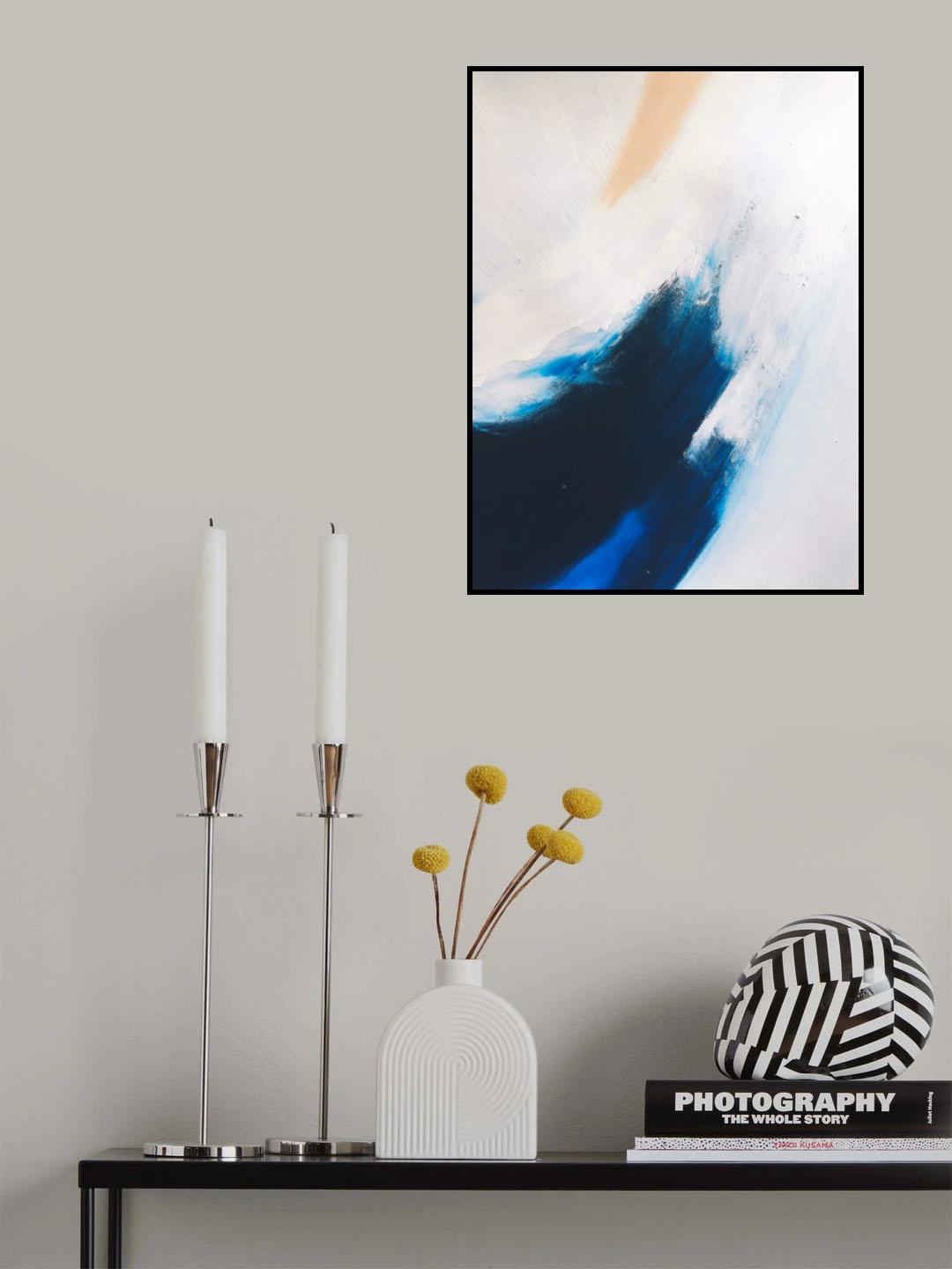 Abstract 5 Poster och Canvastavla