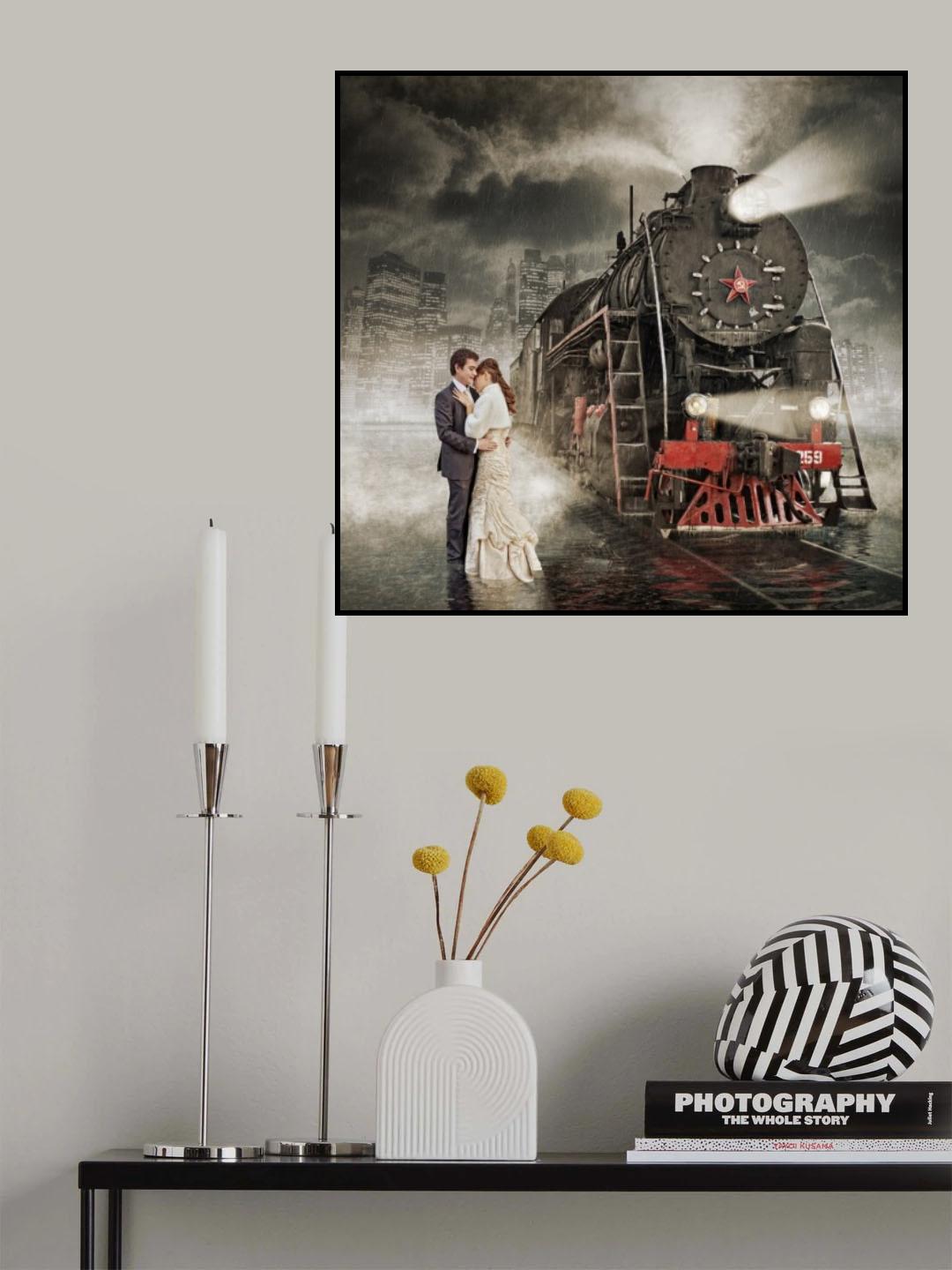 Rain Poster och Canvastavla