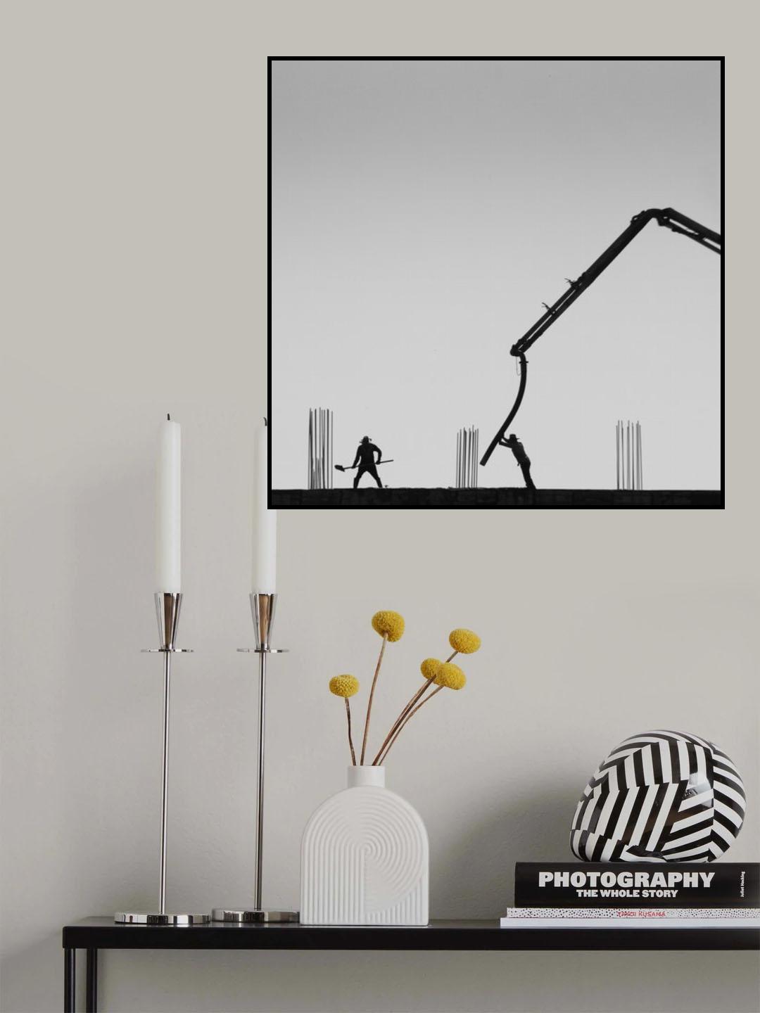 Worker Poster och Canvastavla