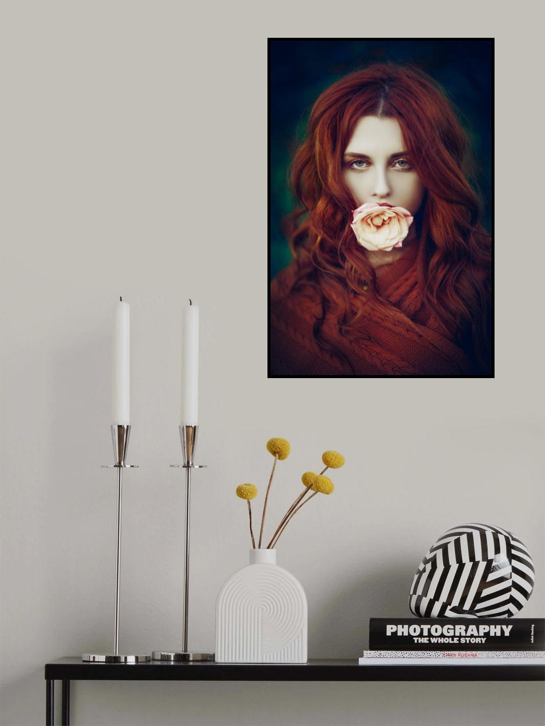 When words escape, flowers speak Poster och Canvastavla