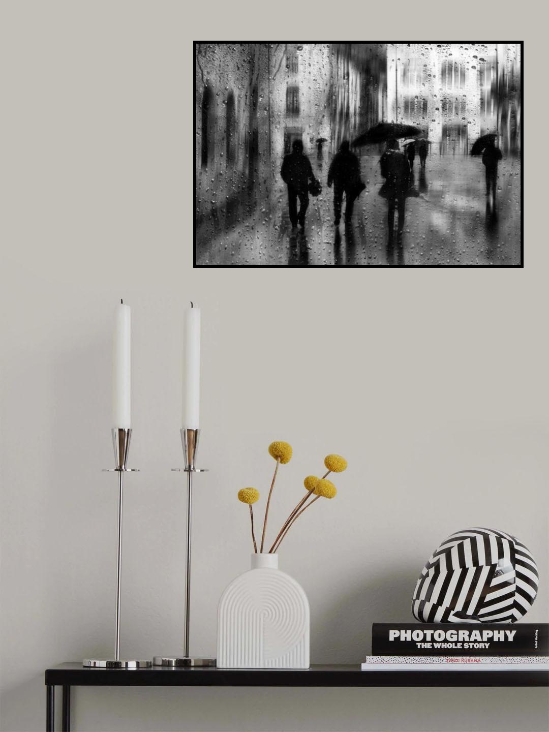 Rainy days Poster och Canvastavla