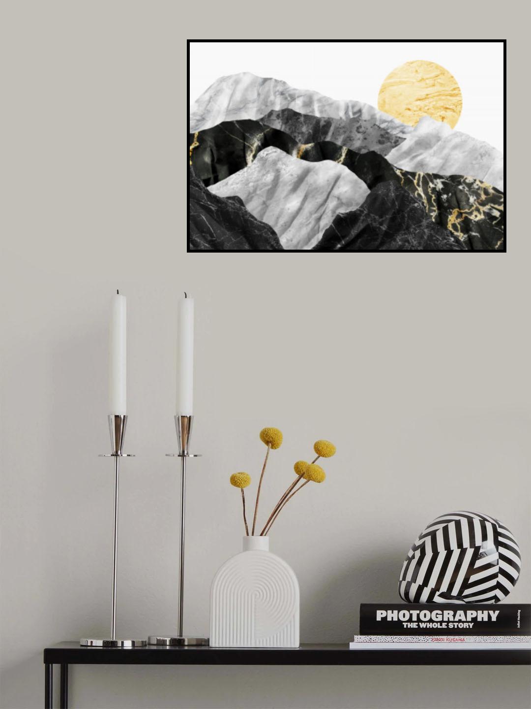 Marble Landscape 04 Poster och Canvastavla