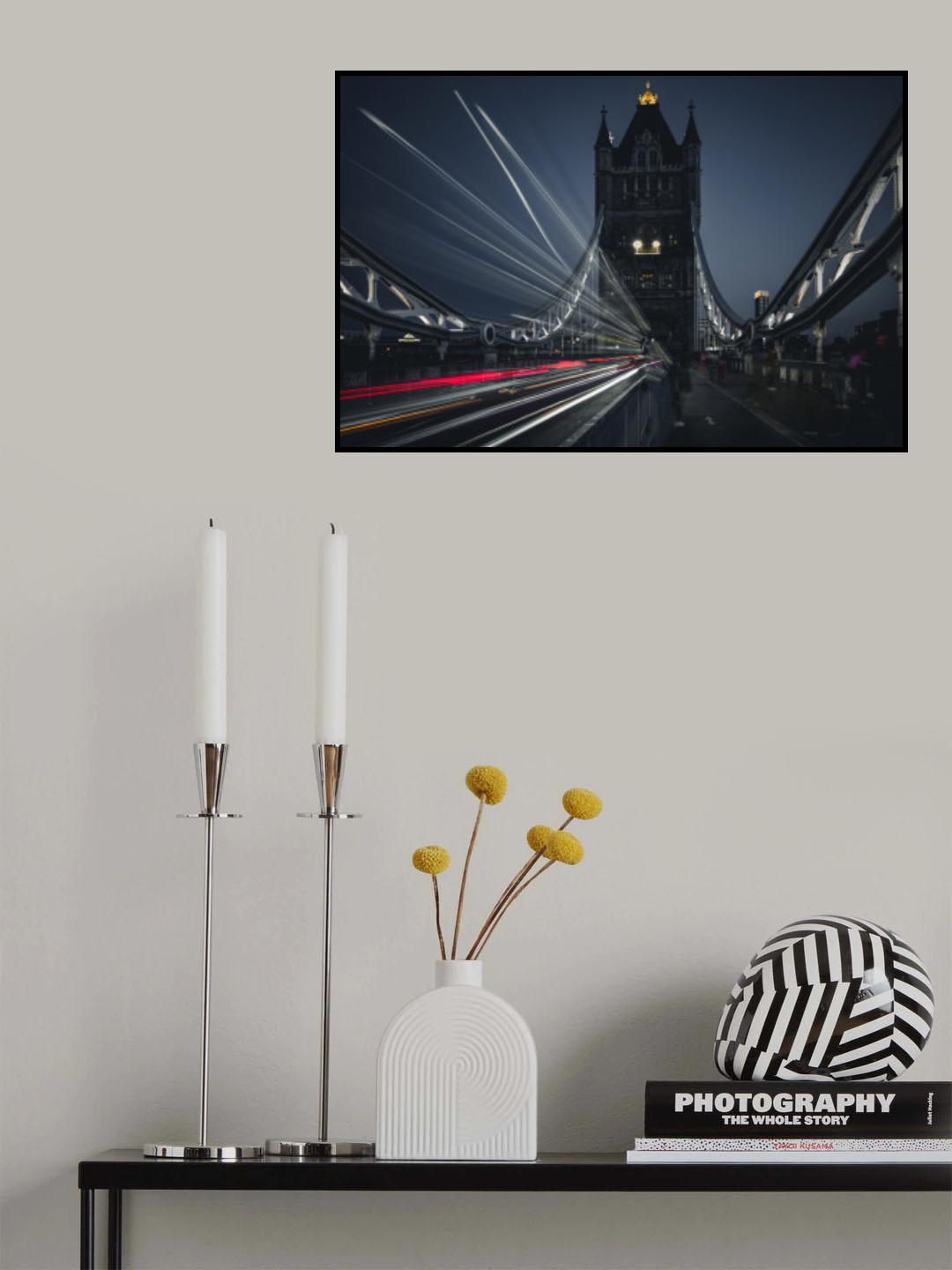 Tower Bridge in London Poster och Canvastavla