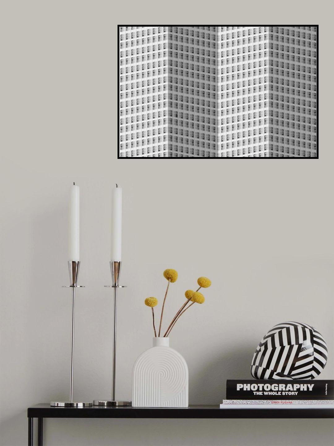 city pattern Poster och Canvastavla