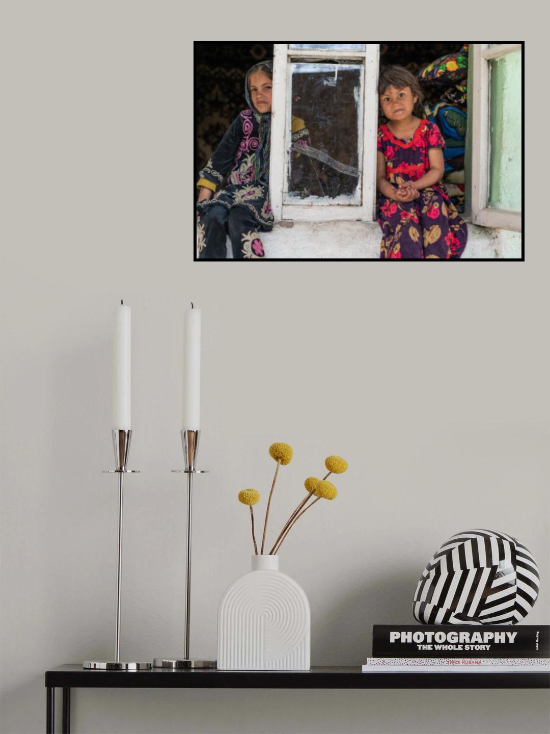 Girls from the village of people named Luli Poster och Canvastavla