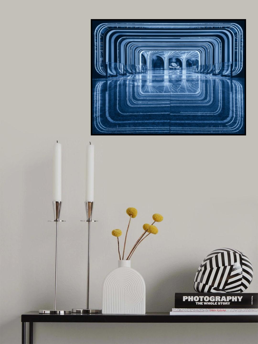 Circles of lights Poster och Canvastavla