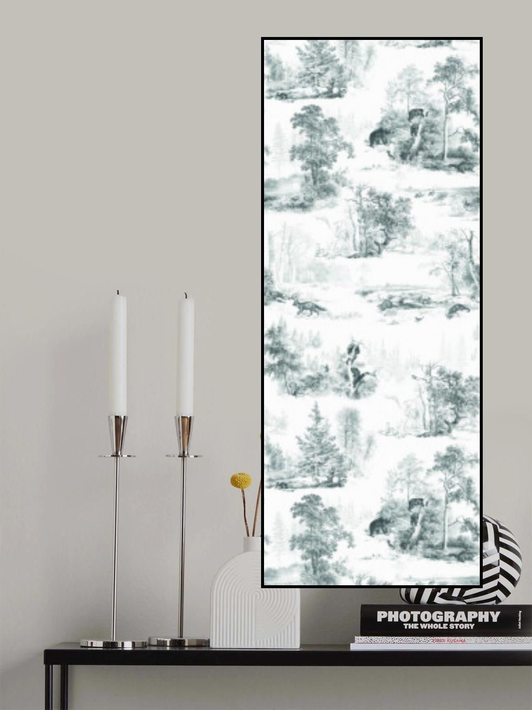 Hl010 Woodlands 1206mm X 3000mm Poster och Canvastavla