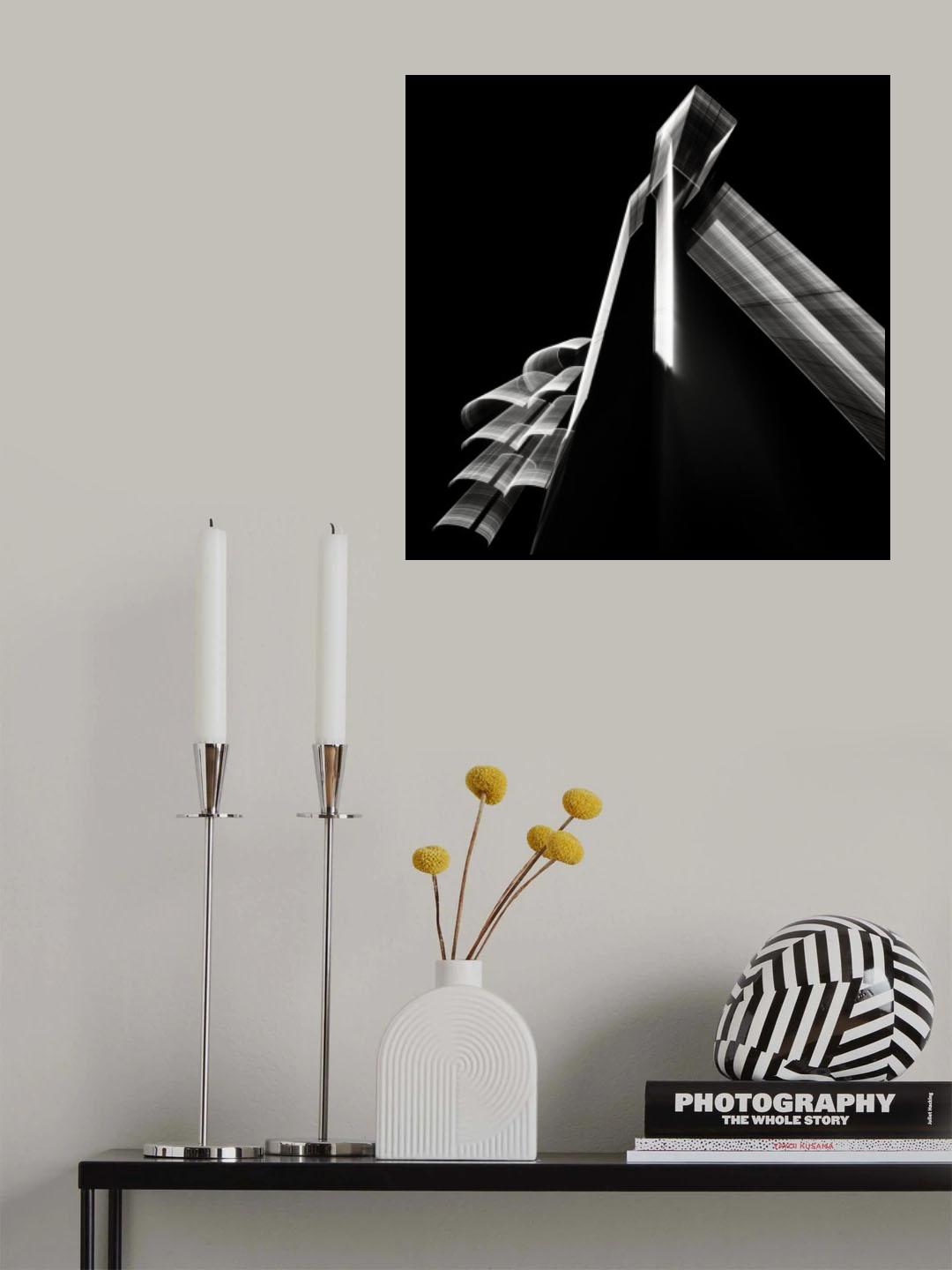 Pithead Abstraction Poster och Canvastavla