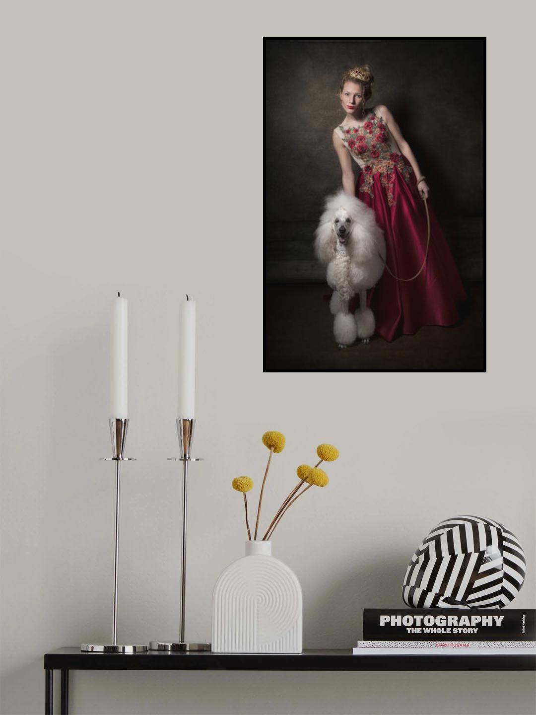 Walking my dog Poster och Canvastavla