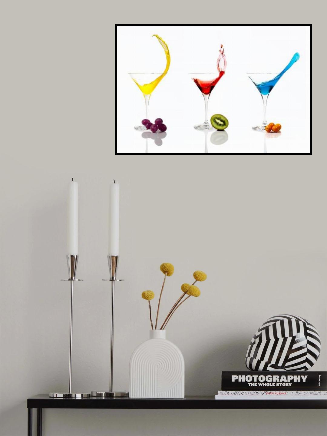 Cocktails and Fruit Poster och Canvastavla