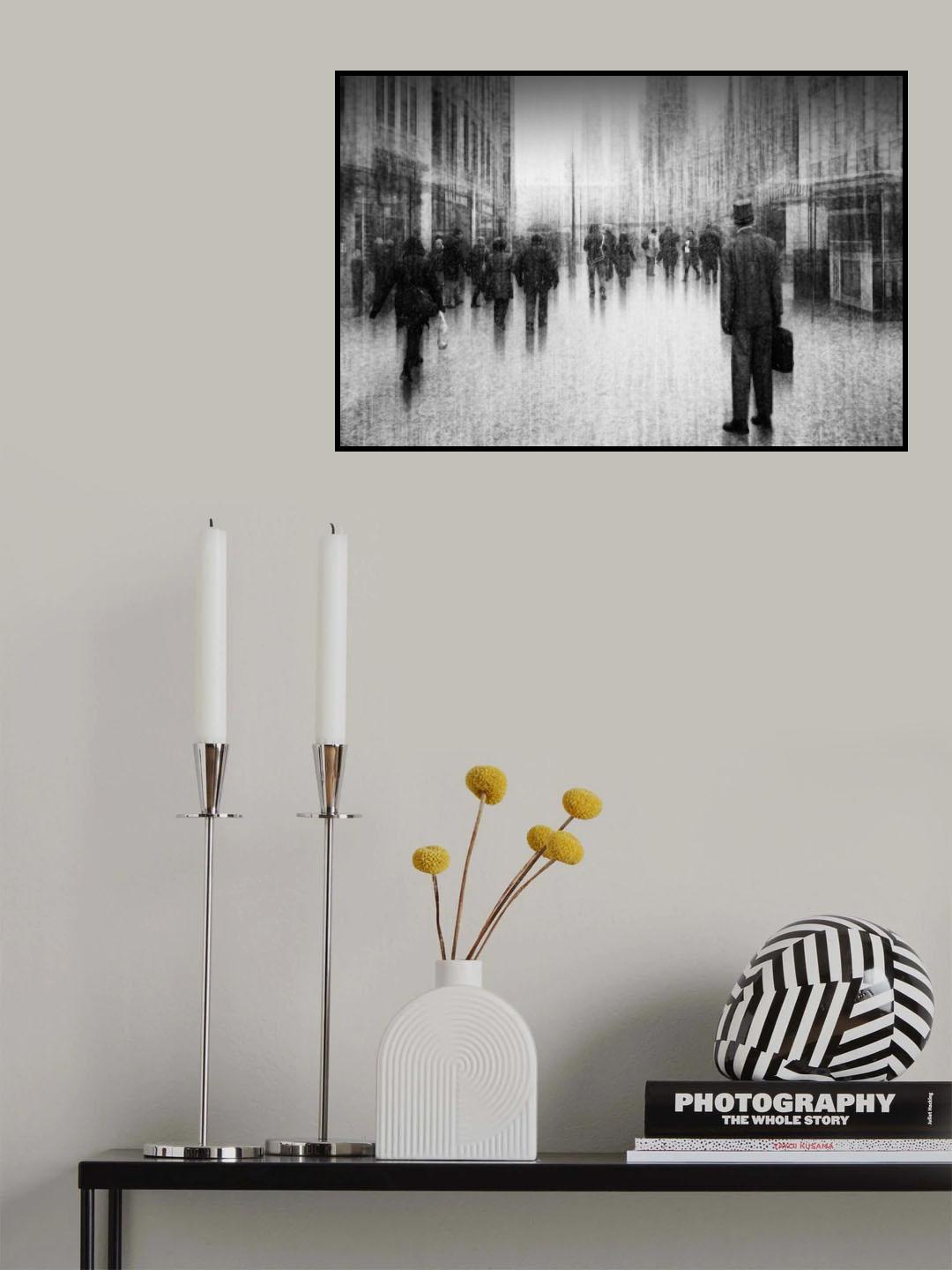 what's going on inside of the city? Poster och Canvastavla