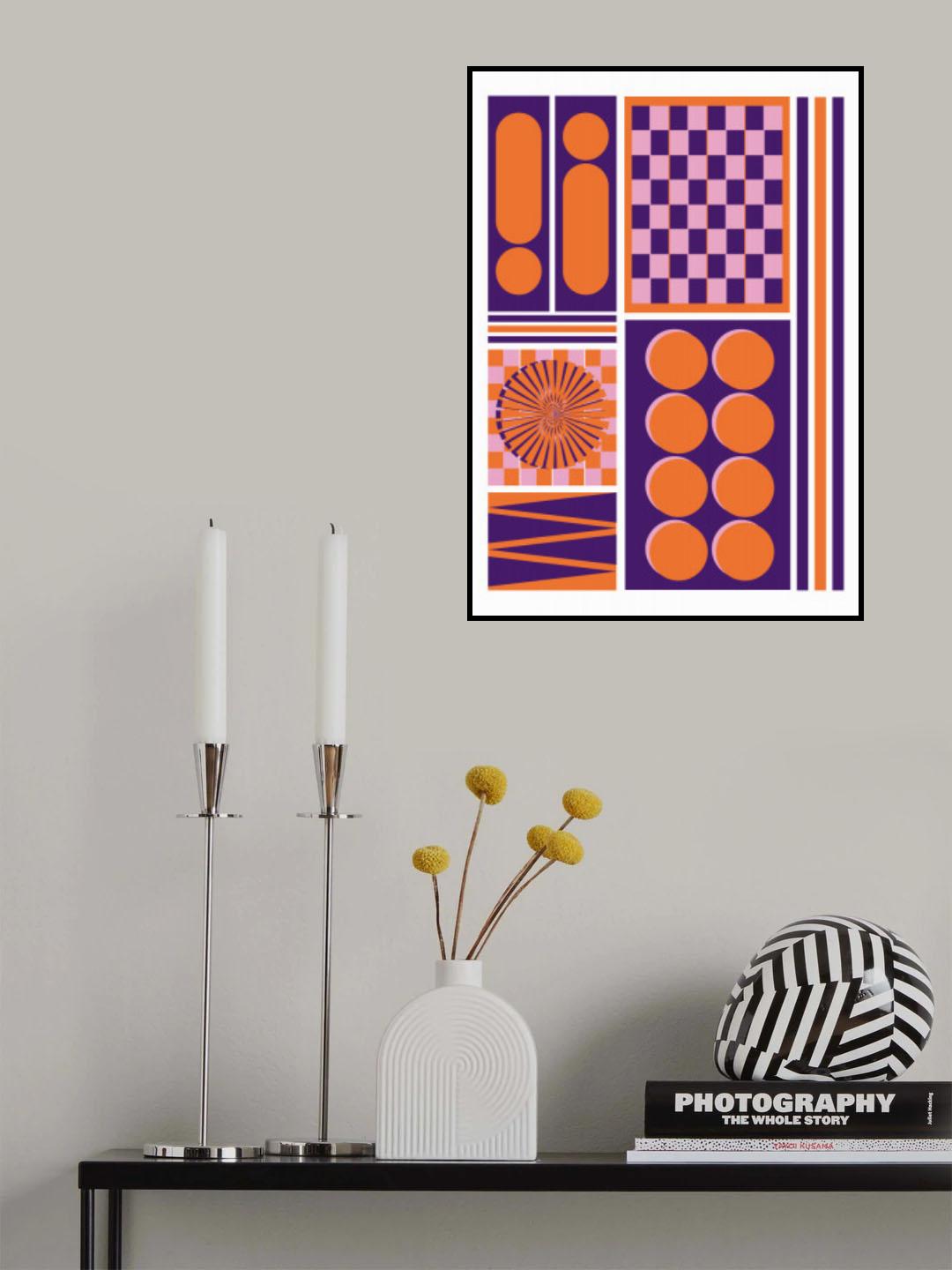 PURPLE RAIN Poster och Canvastavla