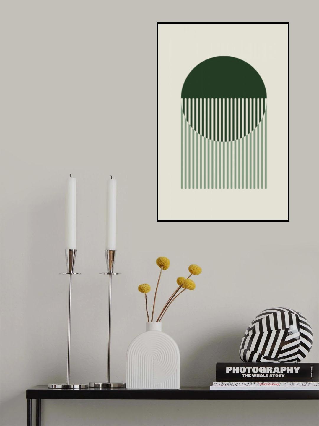 Minimal Abstract Circles Iiii Poster och Canvastavla