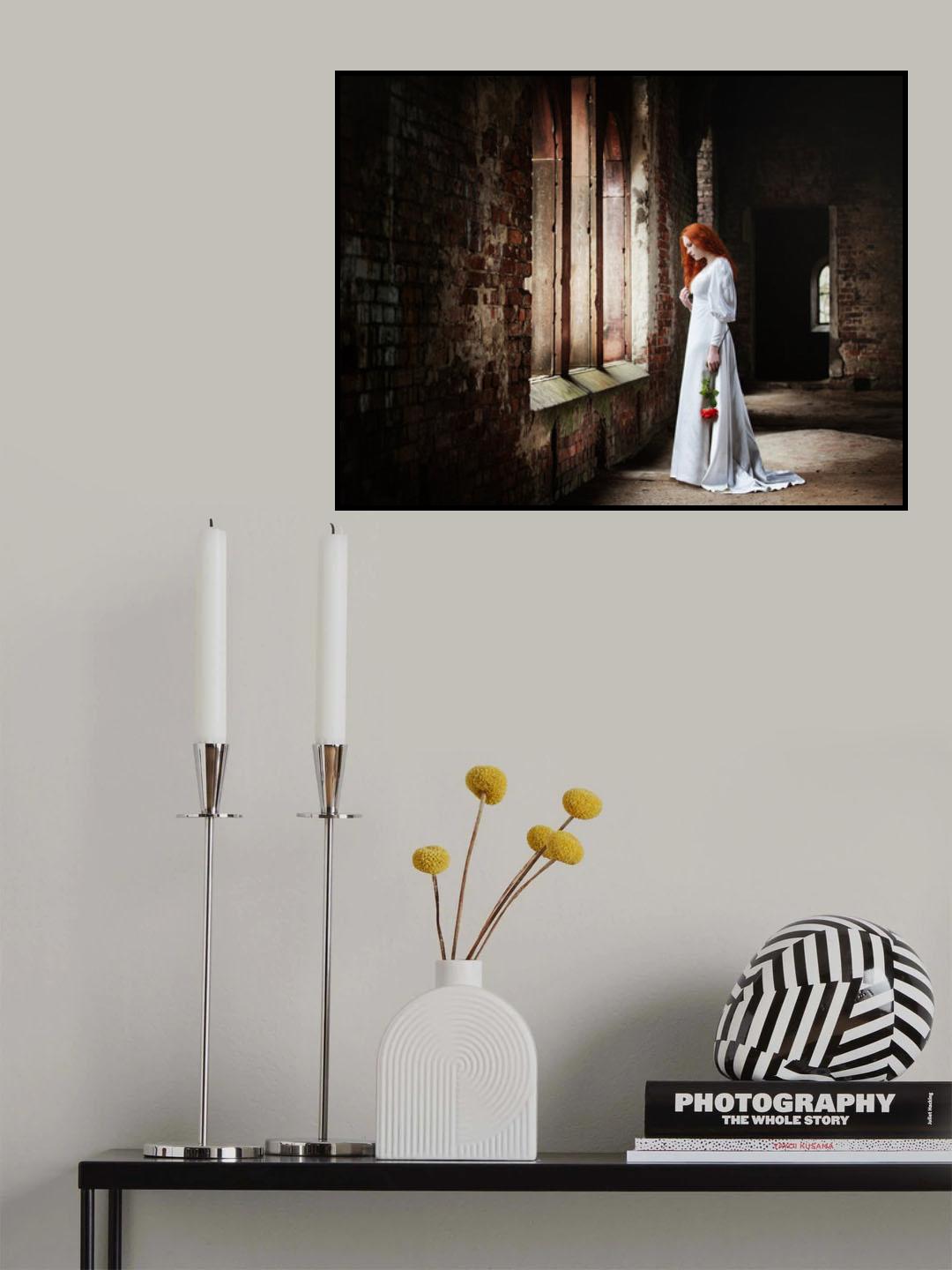 red rose... Poster och Canvastavla