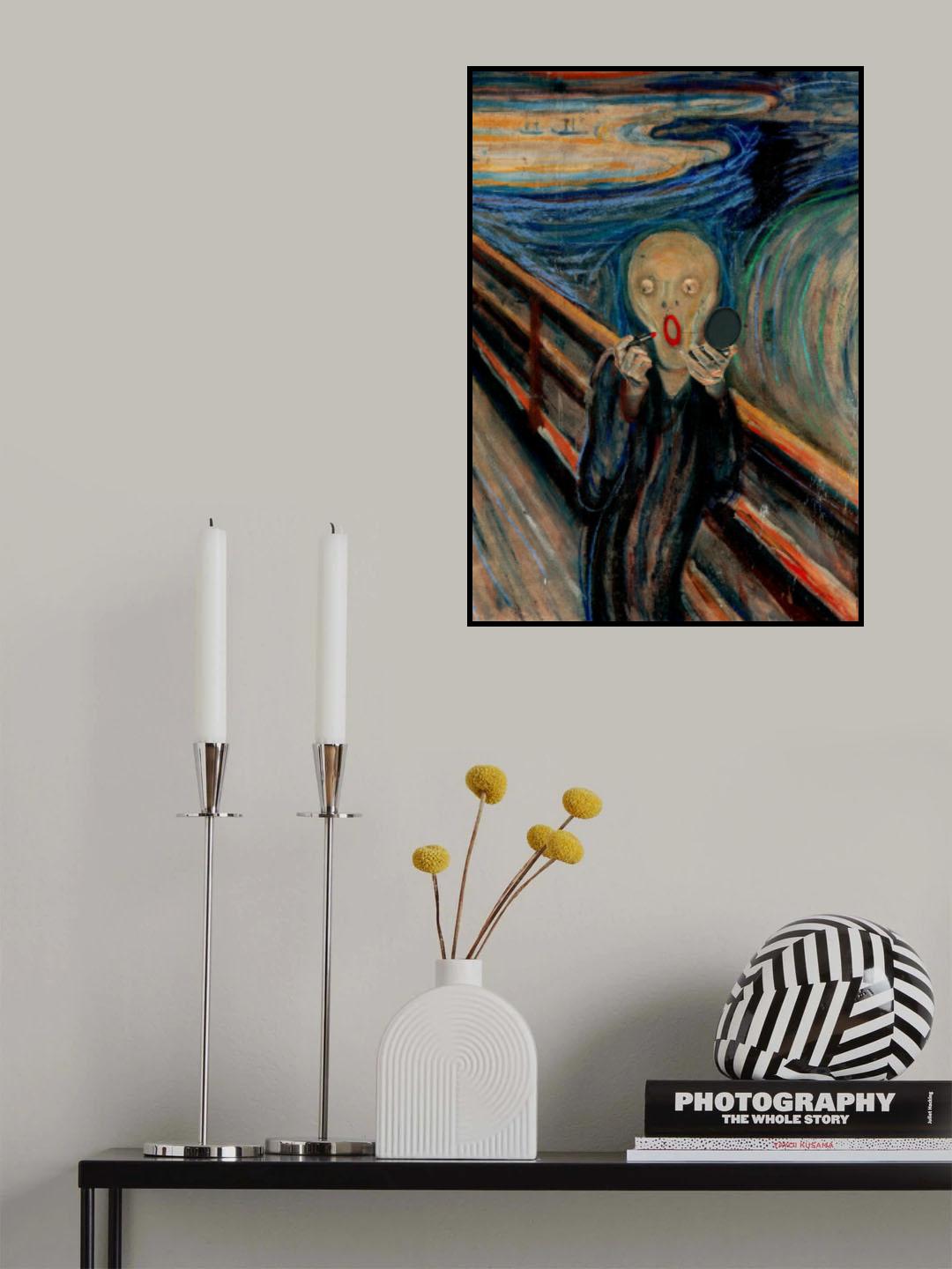 Screaming Make Up Poster och Canvastavla